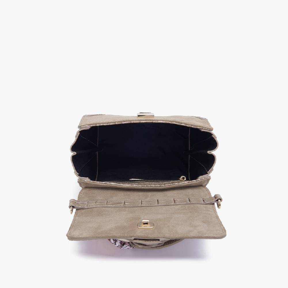 La Carrie MINI BORSA A MANO TEMPEST TAUPE Vendita Economica