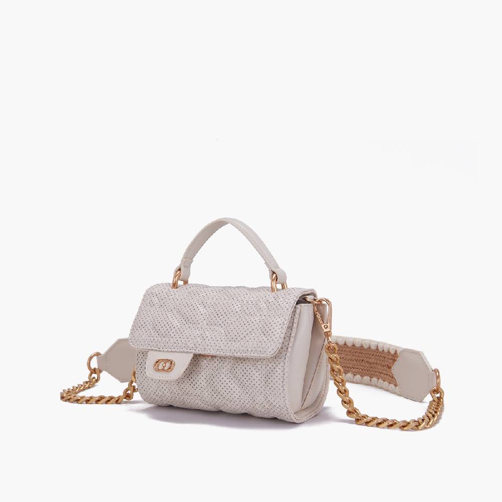 La Carrie MINI BORSA A MANO TOUCHY IVORY In Saldo