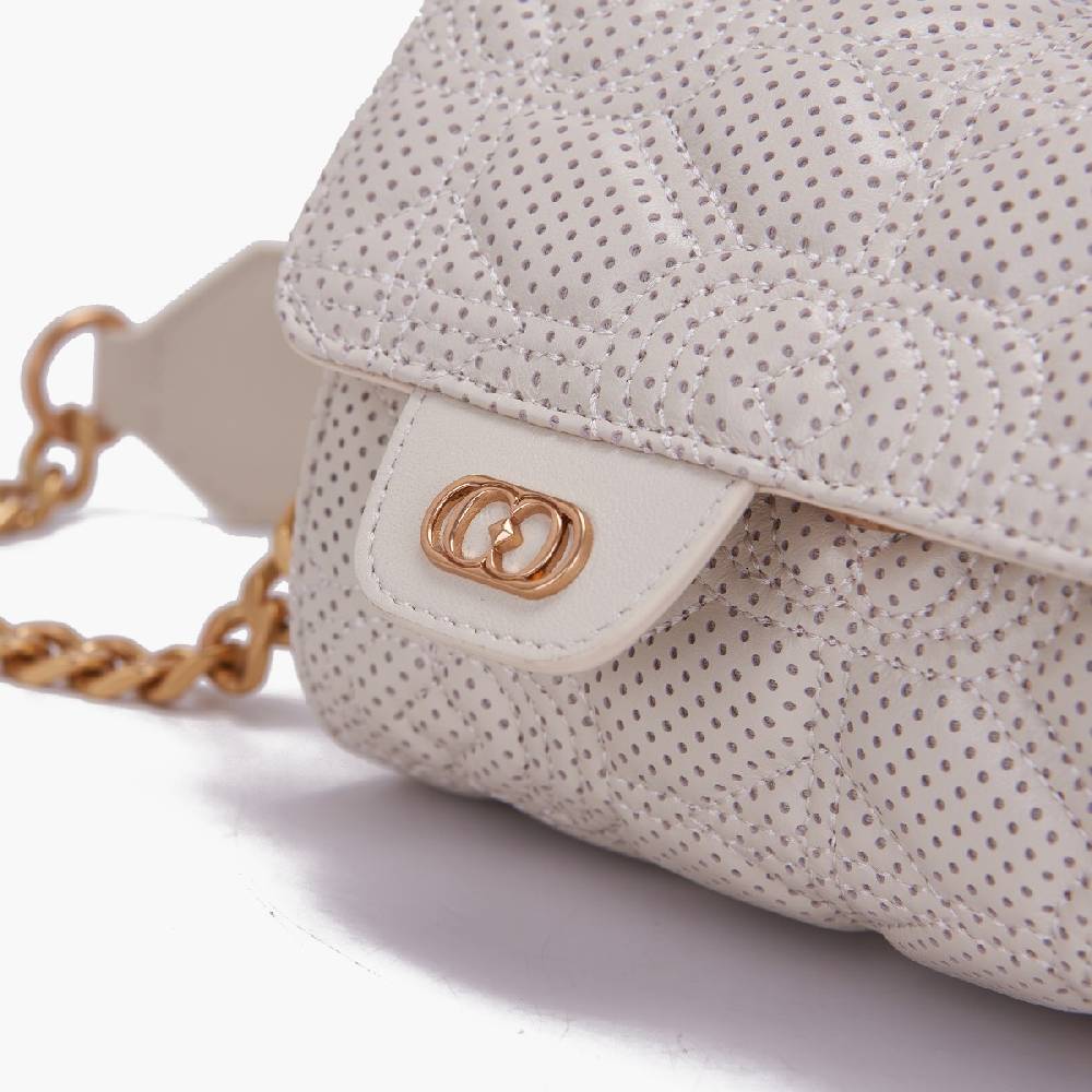 La Carrie MINI BORSA A MANO TOUCHY IVORY In Saldo