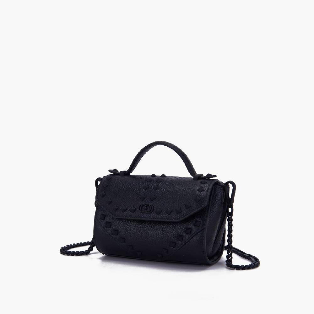 La Carrie MINI BORSA A MANO FRIVOLOUS NERA Nuova