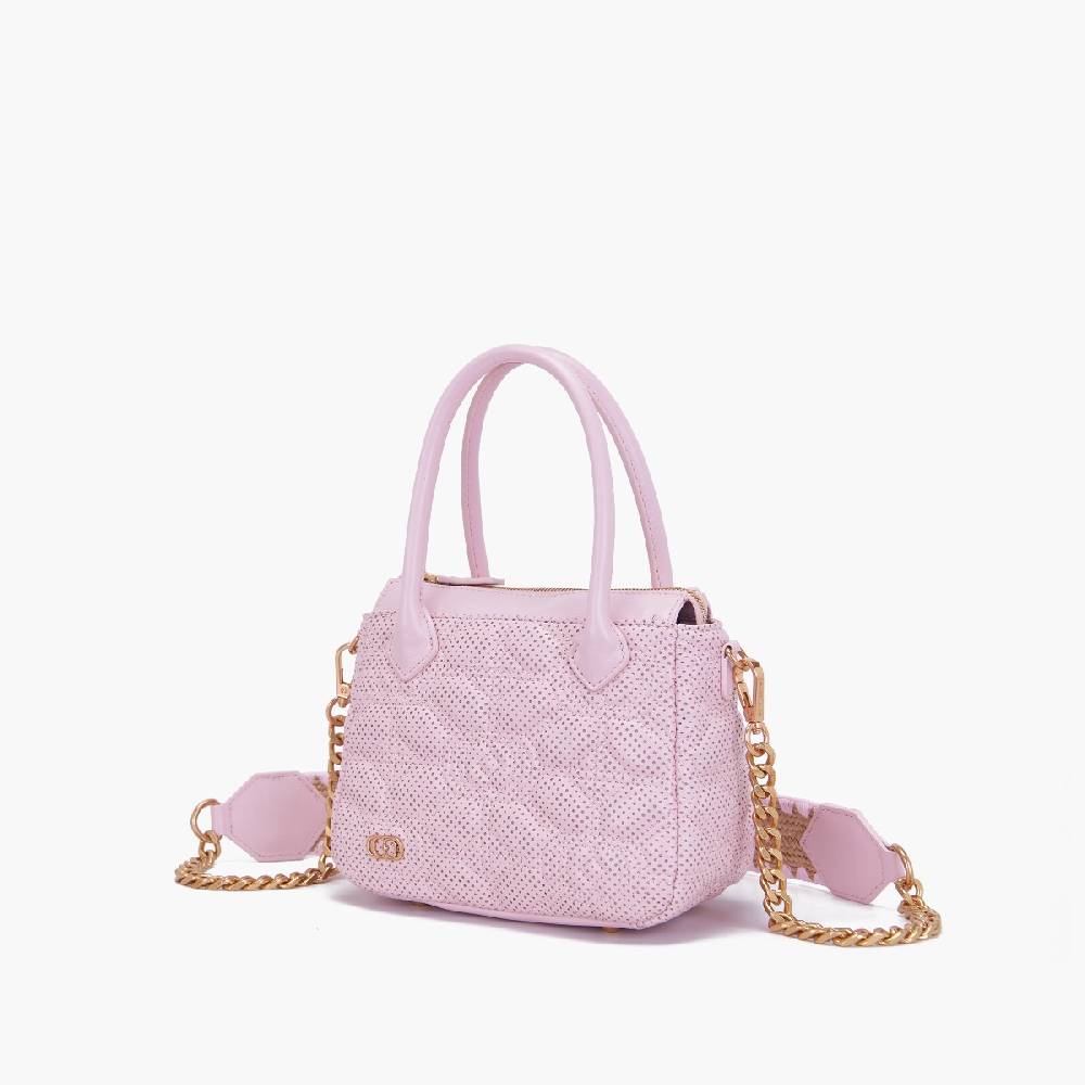 La Carrie MINI BORSA A MANO TOUCHY ROSA Nuovo