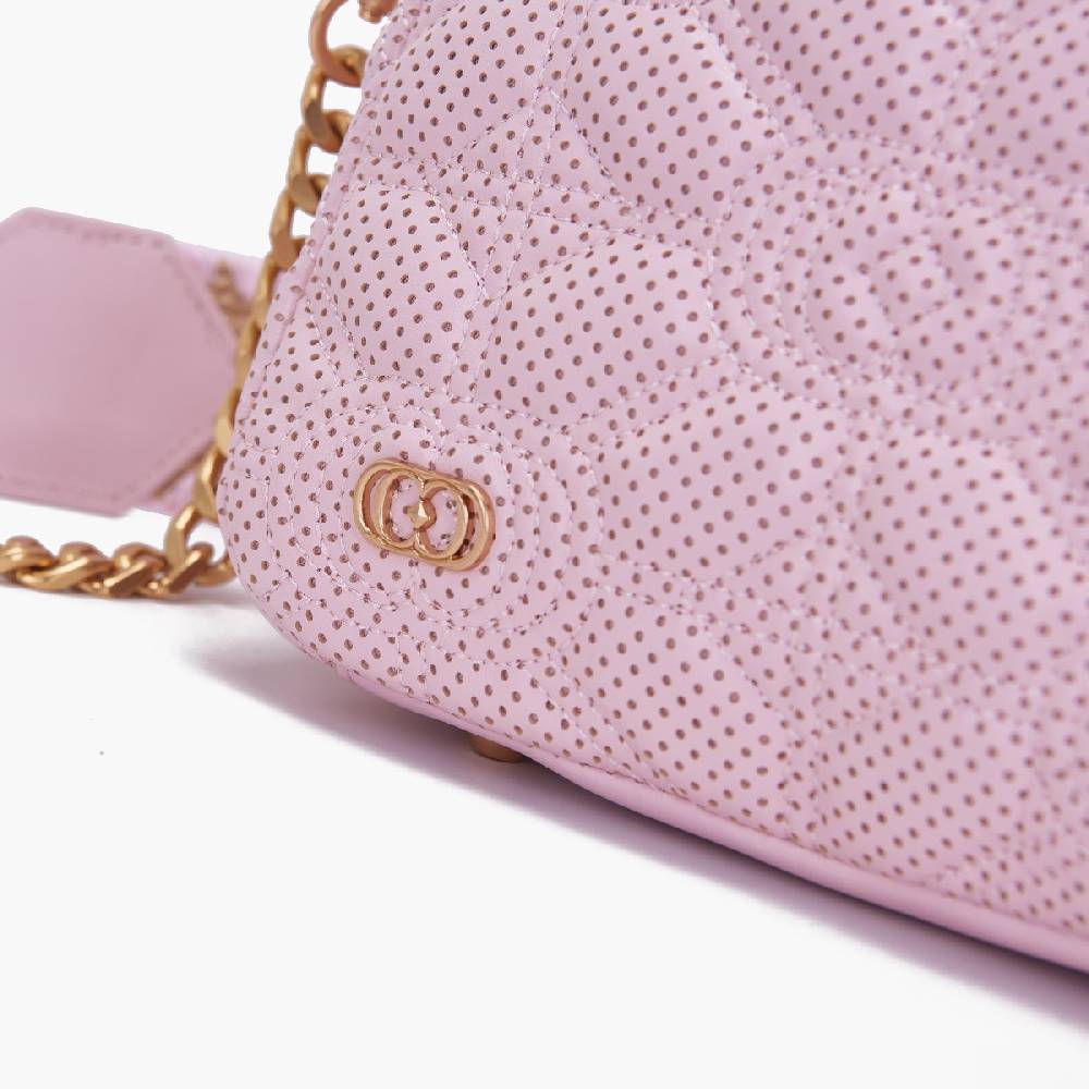 La Carrie MINI BORSA A MANO TOUCHY ROSA Nuovo