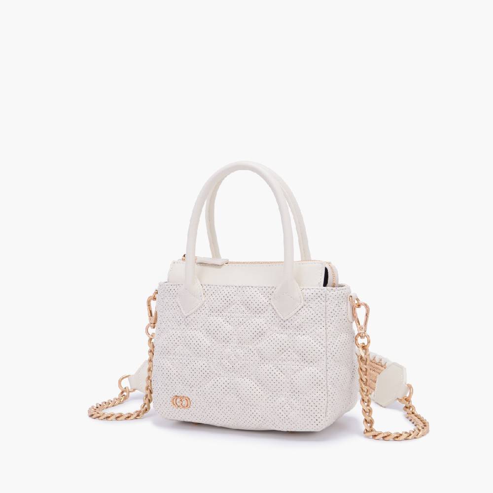 La Carrie MINI BORSA A MANO TOUCHY IVORY Qualità