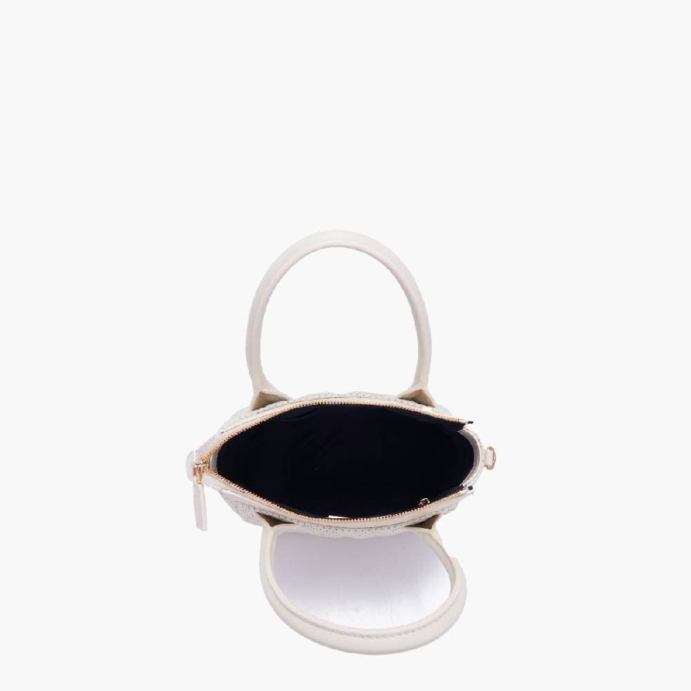 La Carrie MINI BORSA A MANO TOUCHY IVORY Qualità