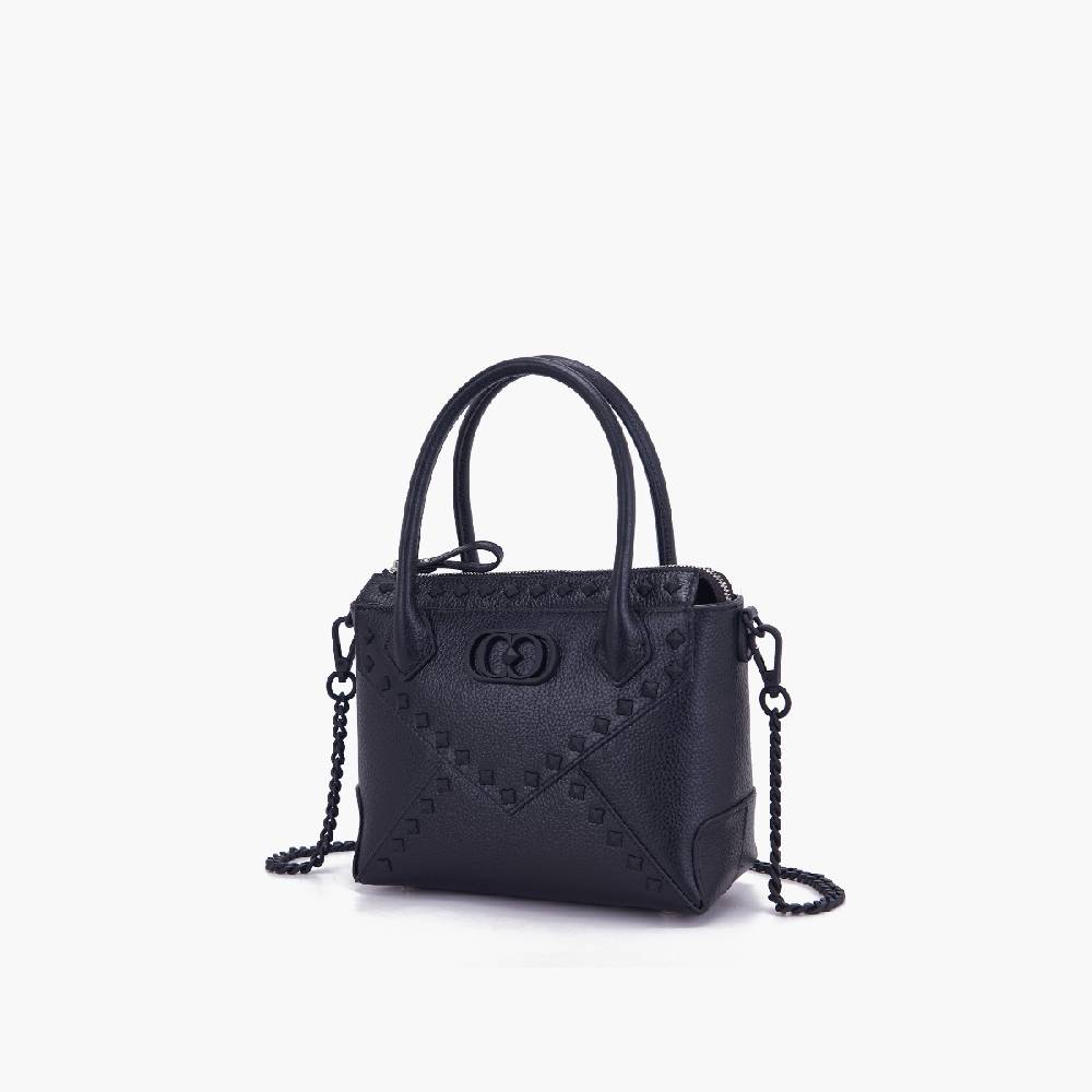 La Carrie MINI BORSA A MANO FRIVOLOUS NERA Spedizione Gratuita