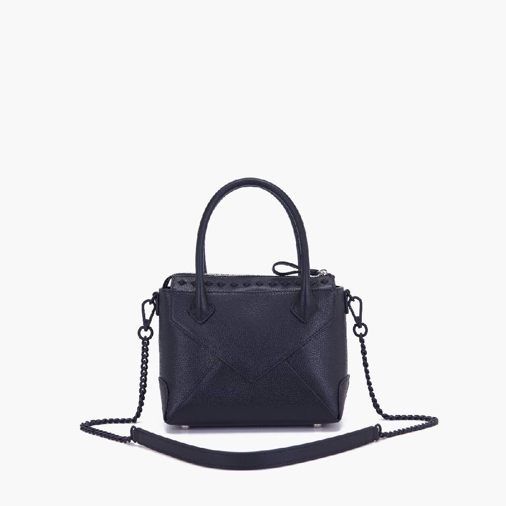 La Carrie MINI BORSA A MANO FRIVOLOUS NERA Spedizione Gratuita