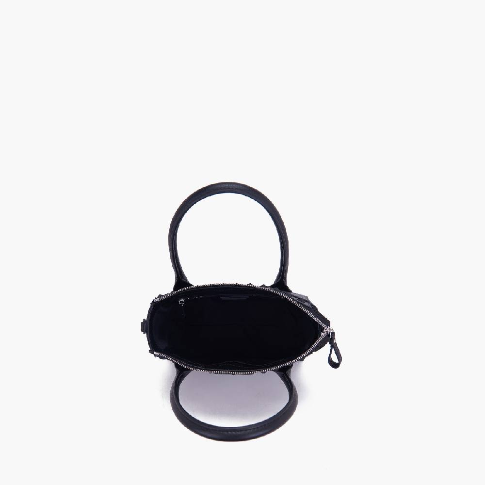 La Carrie MINI BORSA A MANO FRIVOLOUS NERA Spedizione Gratuita