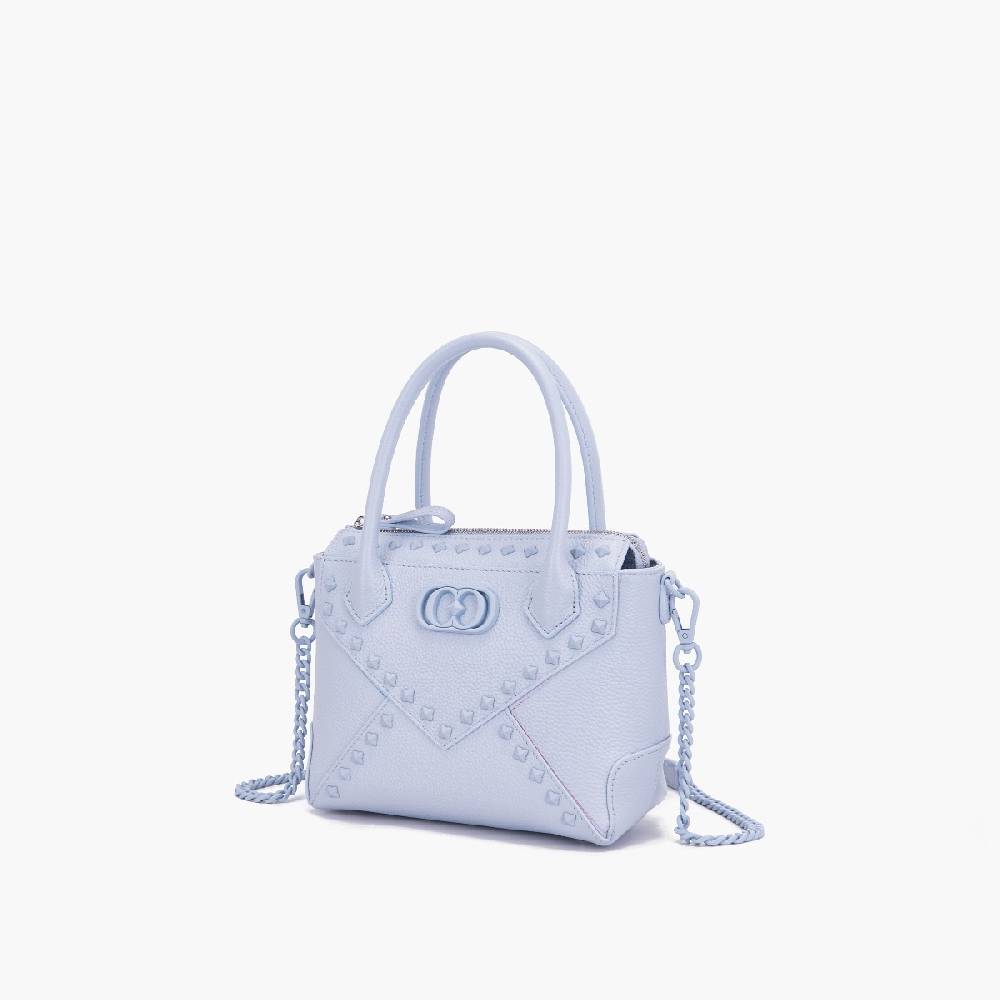 La Carrie MINI BORSA A MANO FRIVOLOUS IVORY SKY Pezzi Unici