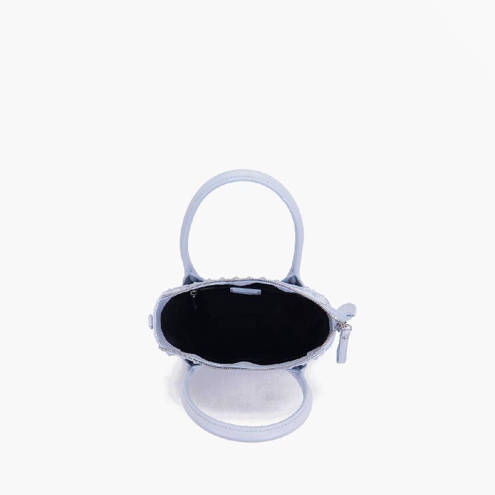 La Carrie MINI BORSA A MANO FRIVOLOUS IVORY SKY Pezzi Unici