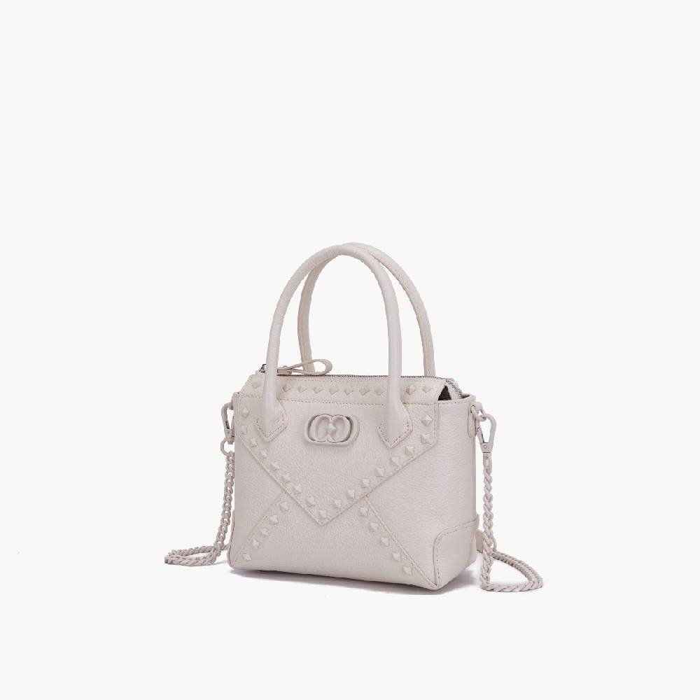 La Carrie MINI BORSA A MANO FRIVOLOUS IVORY Qualità Garantita