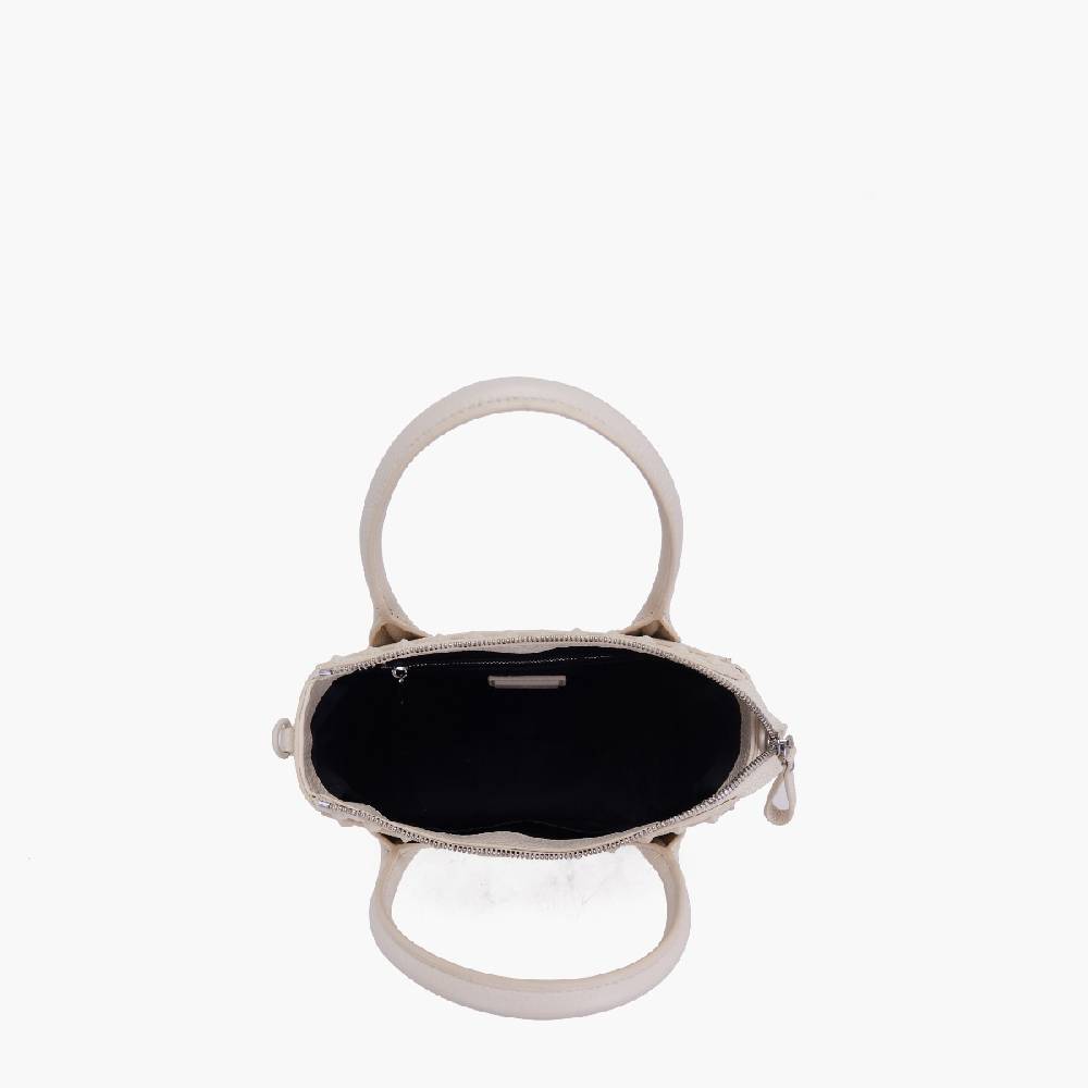 La Carrie MINI BORSA A MANO FRIVOLOUS IVORY Qualità Garantita