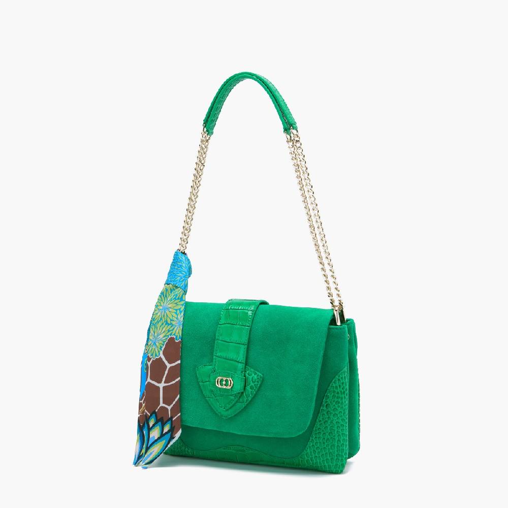 La Carrie BORSA A SPALLA TEMPEST GRASS Sottocosto