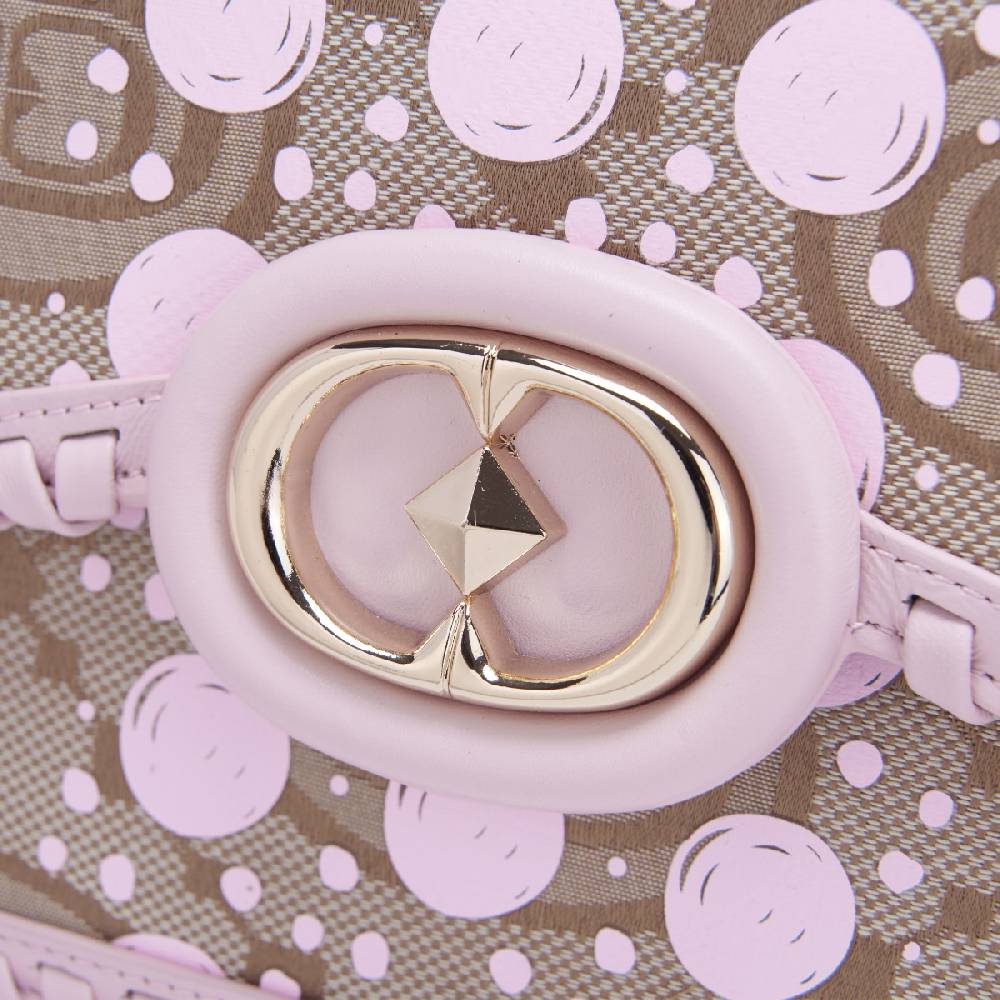 La Carrie BORSA A MANO MONOGRAM ROSA Shopping online