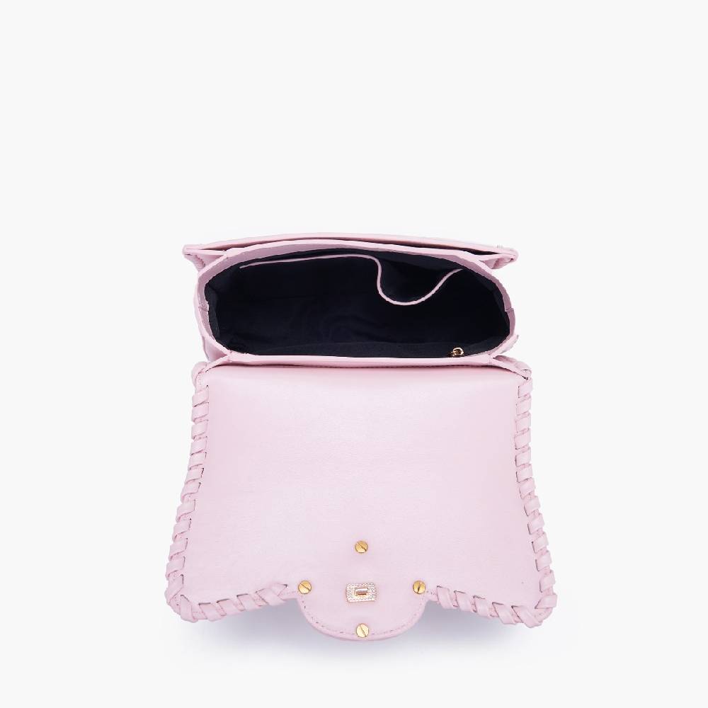 La Carrie BORSA A MANO MONOGRAM ROSA Shopping online