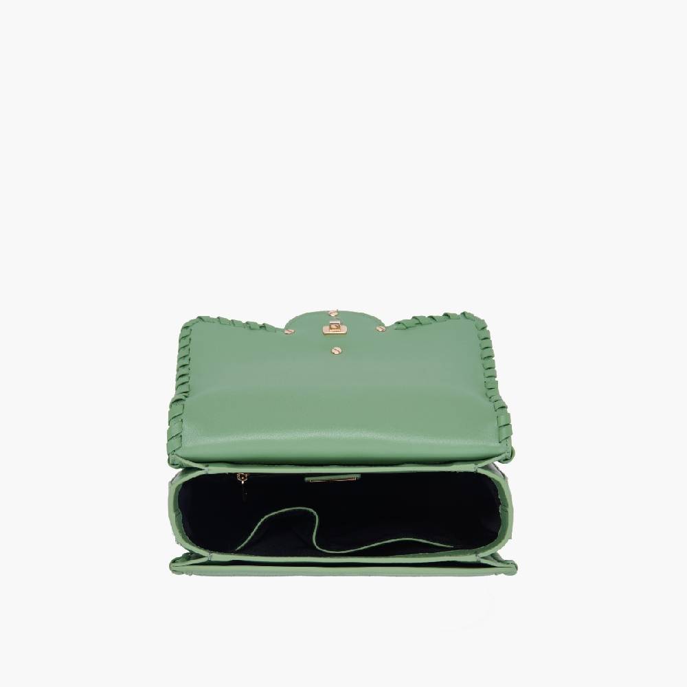La Carrie BORSA A MANO MONOGRAM PISTACCHIO Saldi