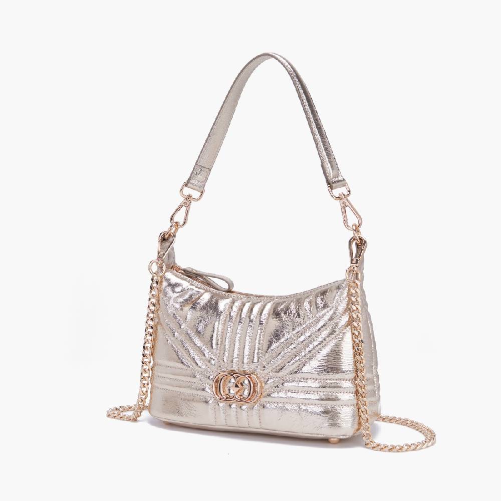 La Carrie MINI BORSA A SPALLA SHINY GOLD Hotsell