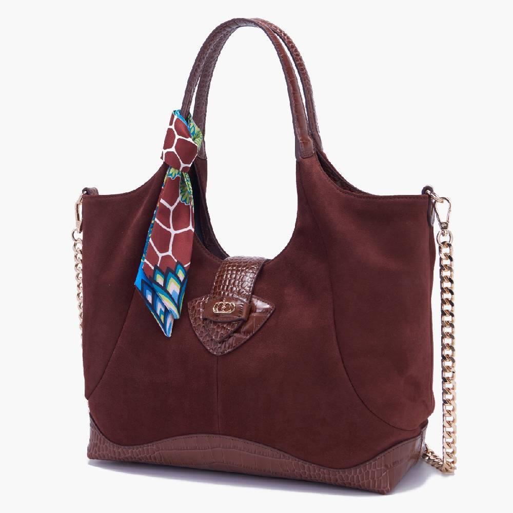 La Carrie BORSA SHOPPING TEMPEST BROWN Vendite Flash