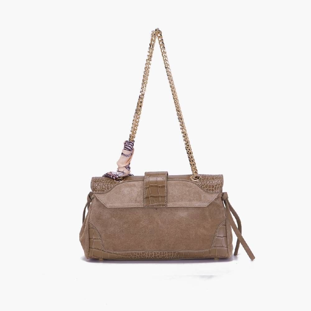 La Carrie BORSA A SPALLA TEMPEST TAUPE Italy