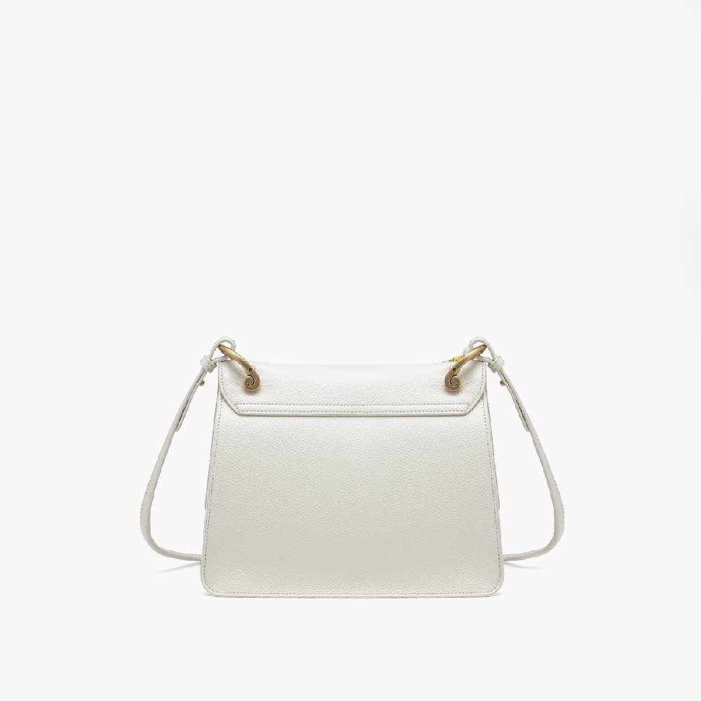 La Carrie BORSA A SPALLA DRILLED CREMA Nuovo
