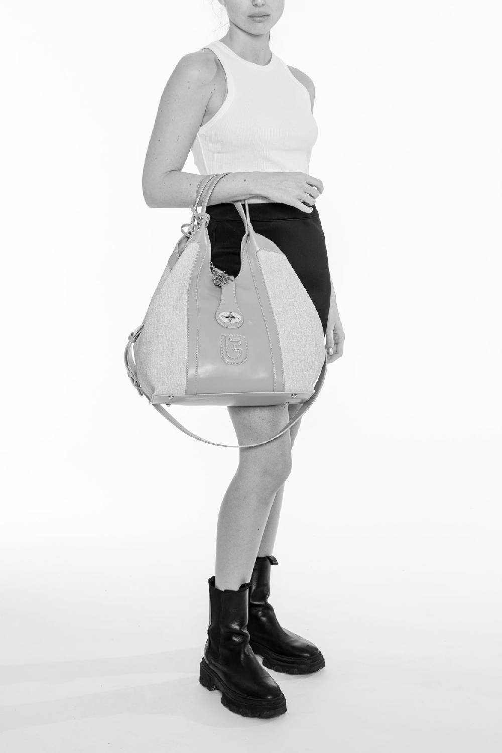 L.Pucci Carey Denim Lux Beige Vendite Flash