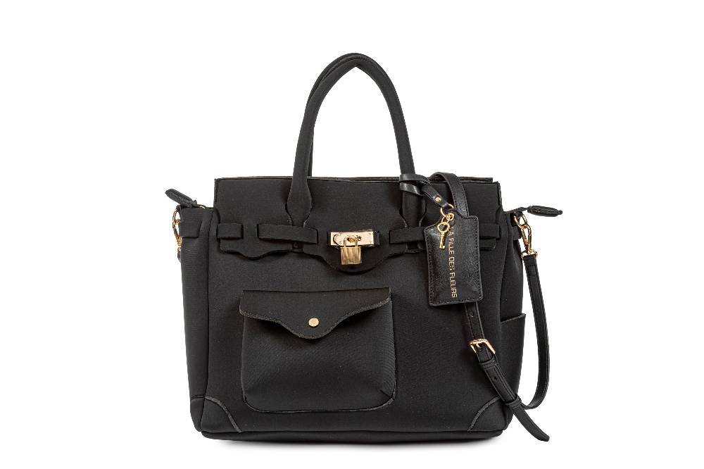 L.Pucci Jacqueline Tekno Fabric Black Promozione