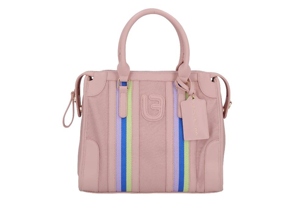 L.Pucci Asmara Stripes Canvas Pink Qualità Garantita