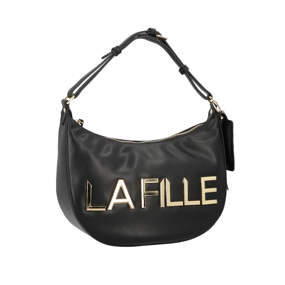 L.Pucci Rachel Metal Logo Line Black Qualità