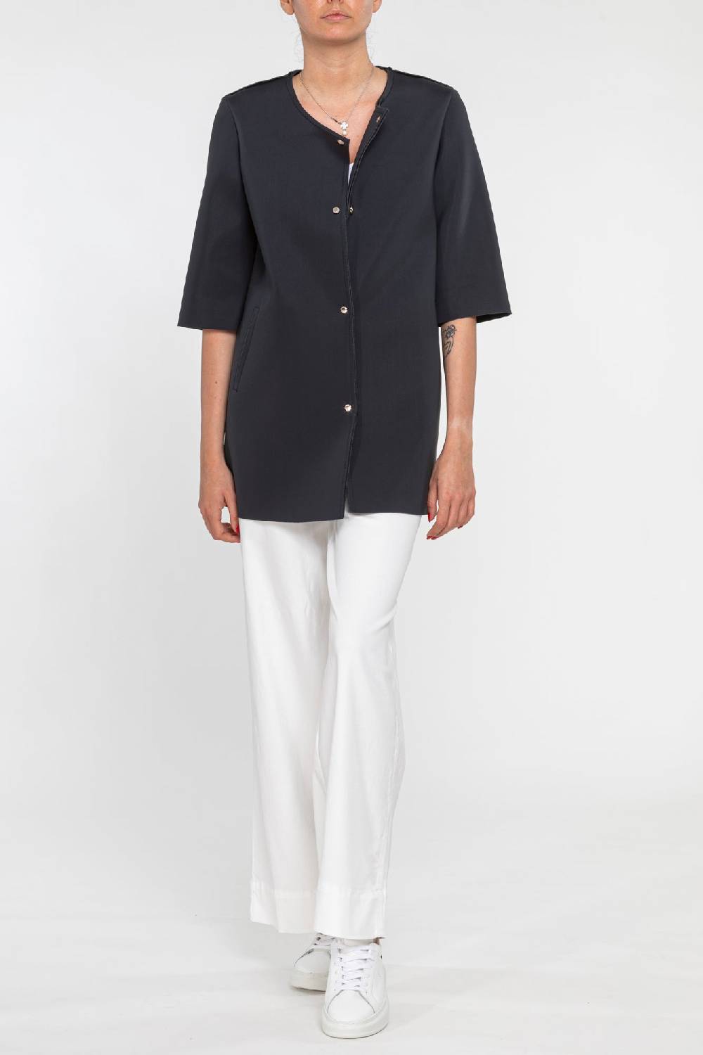 L.Pucci Paloma Tekno Fabric Black - Black Spedizione Gratuita