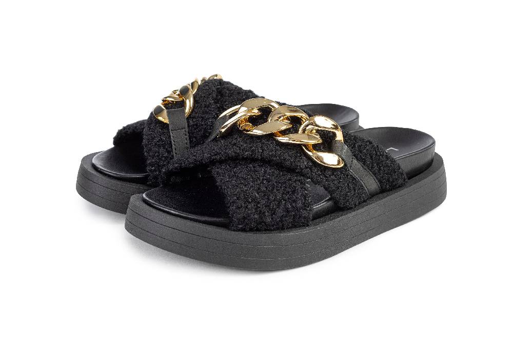 L.Pucci Slipper SA84028MS Black Acquista Ora