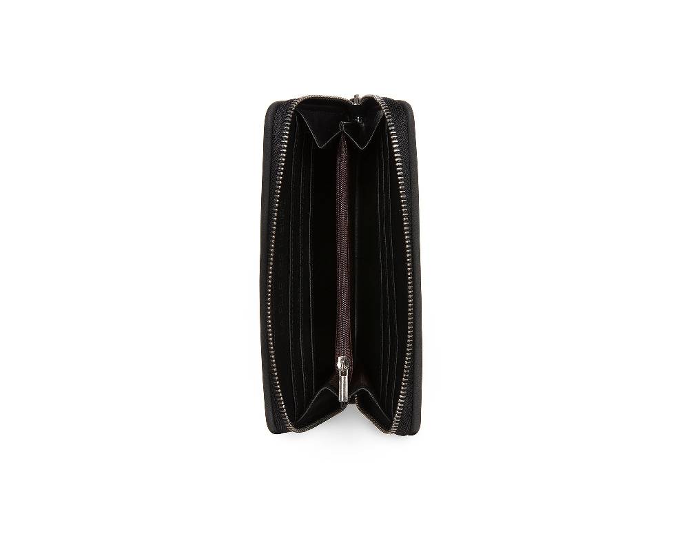 L.Pucci Placida Renna Black Wallet Qualità