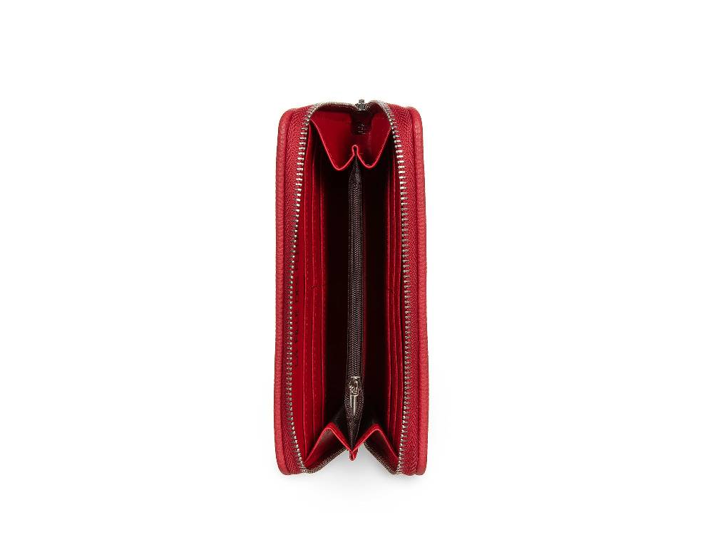 L.Pucci Placida Cervo Pomegranate wallet Spedizione Gratuita