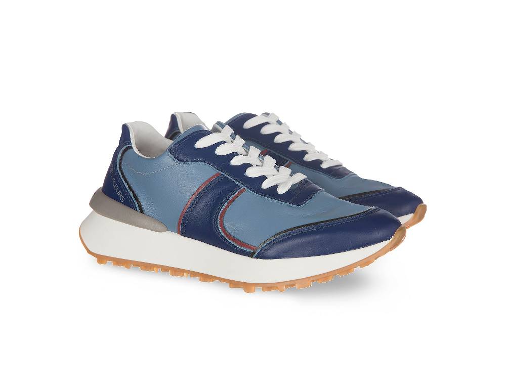 L.Pucci Missouri Blue Leather Acquista Ora