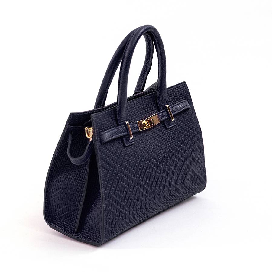 Laura Di Maggio KELLY – Borsa in pelle serigrafata notte Moda
