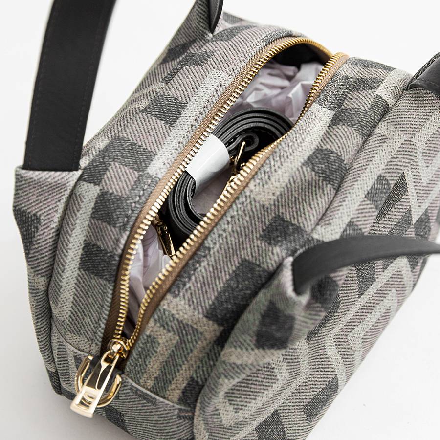 Laura Di Maggio FANTASY – Bauletto in camoscio stampato taupe Qualità