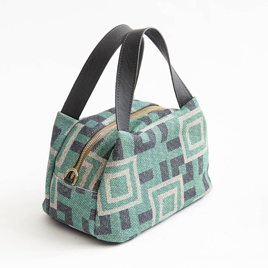 Laura Di Maggio FANTASY – Bauletto in camoscio stampato tiffany Vendita