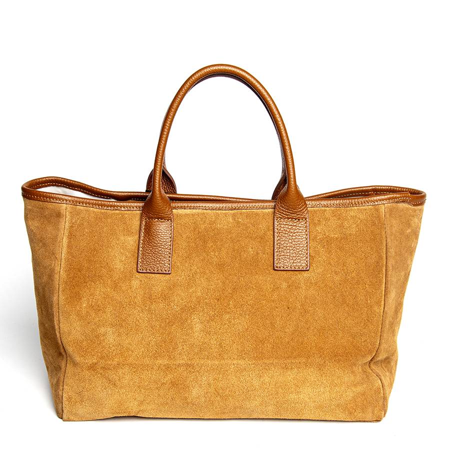 Laura Di Maggio MILANO – Borsa in pelle e camoscio cuoio Novità