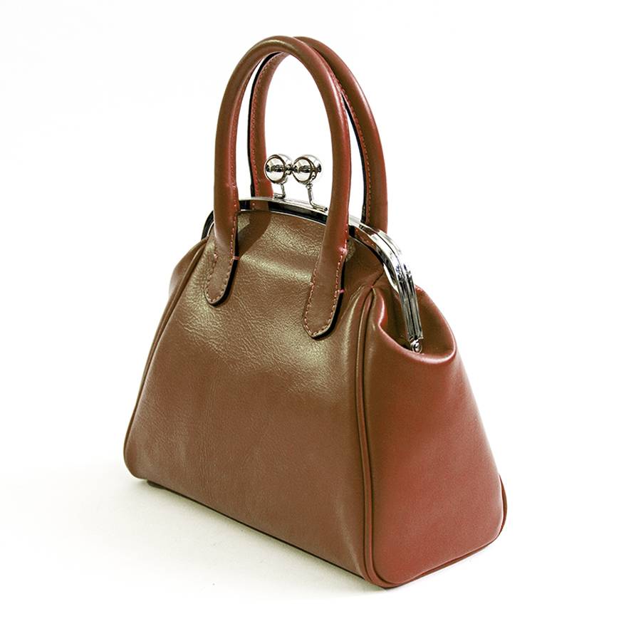 Laura Di Maggio NONNA – Borsa a clutch in nappa cuoio Offerte