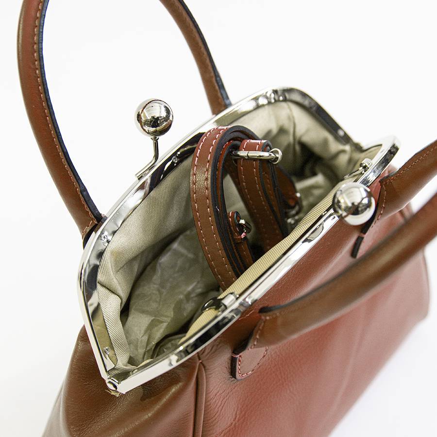 Laura Di Maggio NONNA – Borsa a clutch in nappa cuoio Offerte