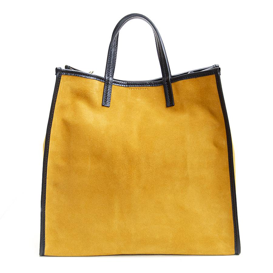 Laura Di Maggio ISABELLA – Shopper in pelle camoscio senape Promozione