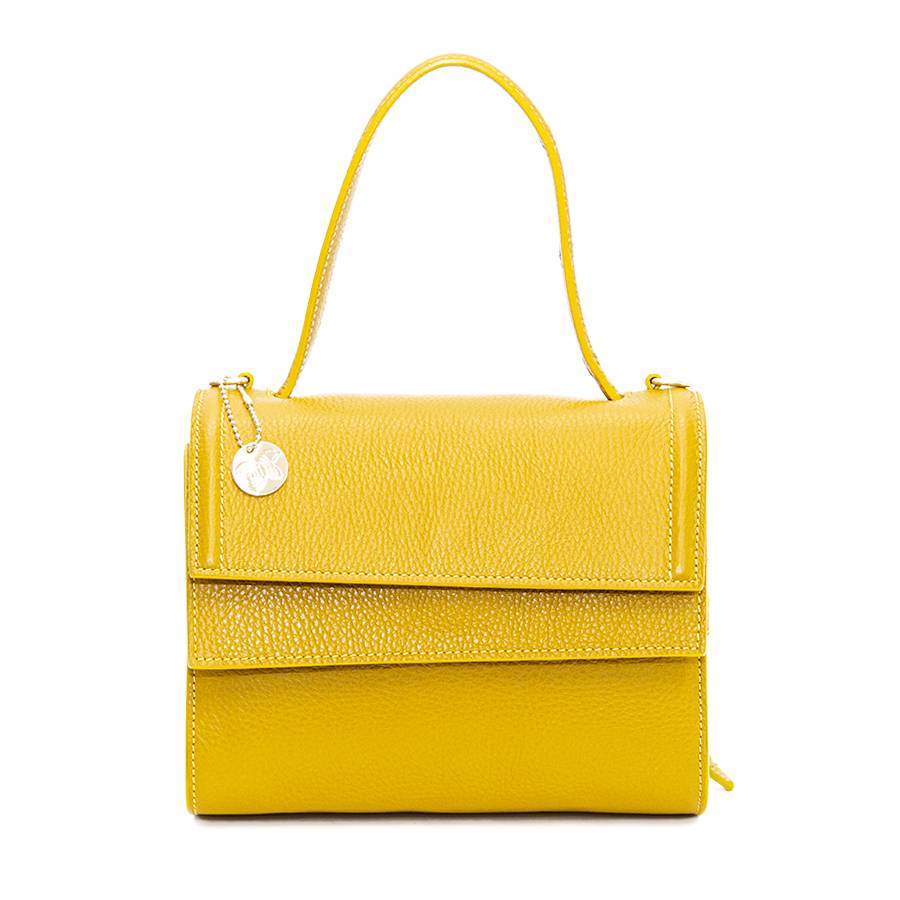 Laura Di Maggio LISBONA – piccola borsa classica gialla Qualità Garantita
