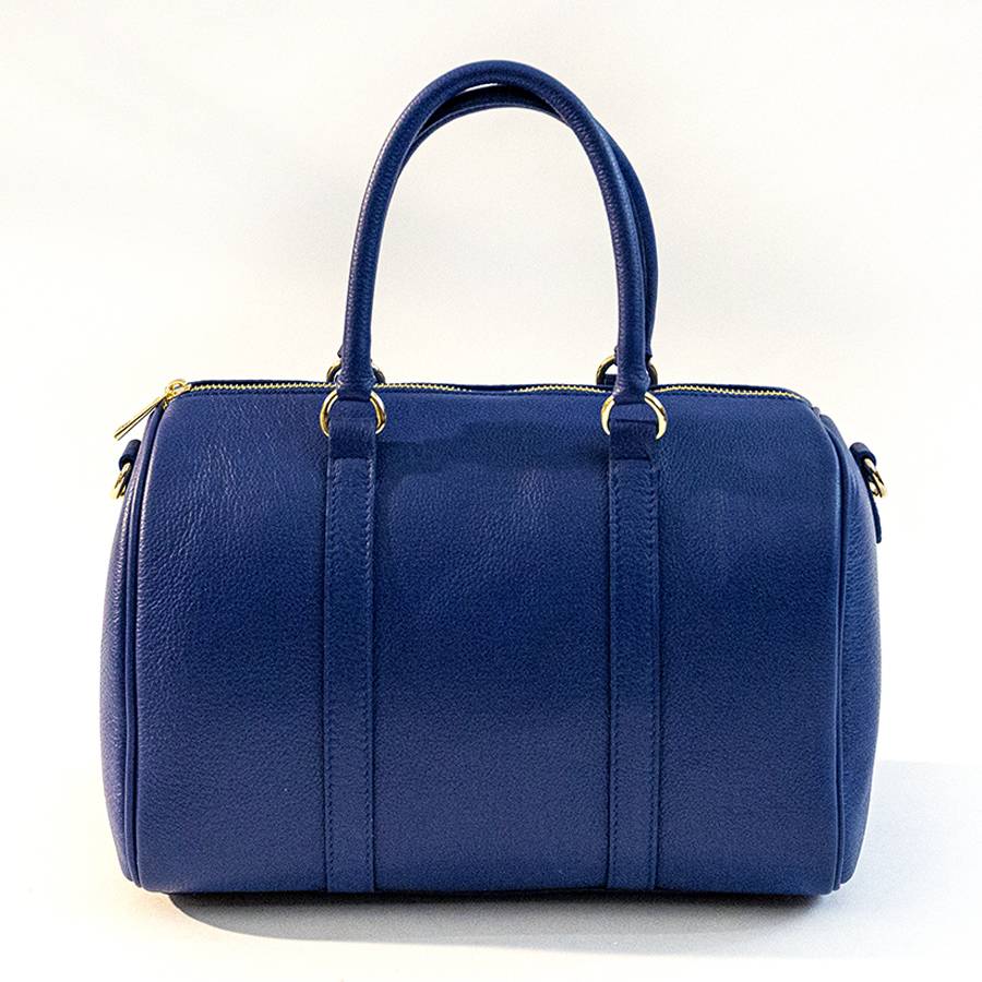 Laura Di Maggio BUBBLE – Bauletto in pelle dollaro blu Acquista Ora