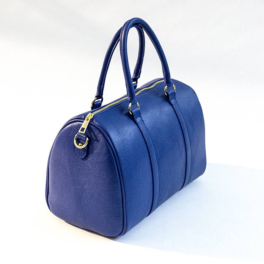 Laura Di Maggio BUBBLE – Bauletto in pelle dollaro blu Acquista Ora