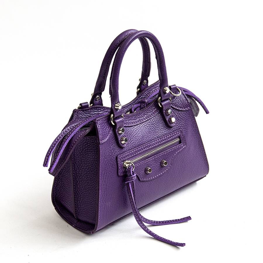 Laura Di Maggio BARCELLONA SMALL – bauletto in pelle viola Novità