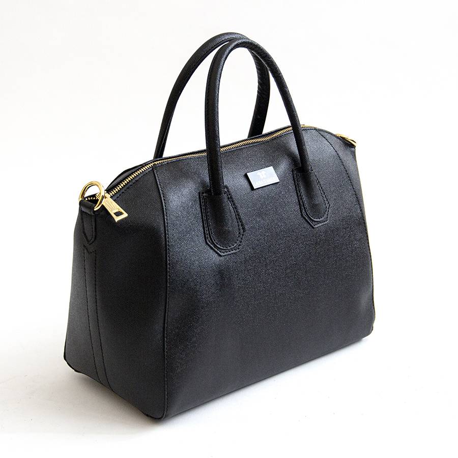 Laura Di Maggio ZAIRA BIG – baulettone in palmellato nero Sconto