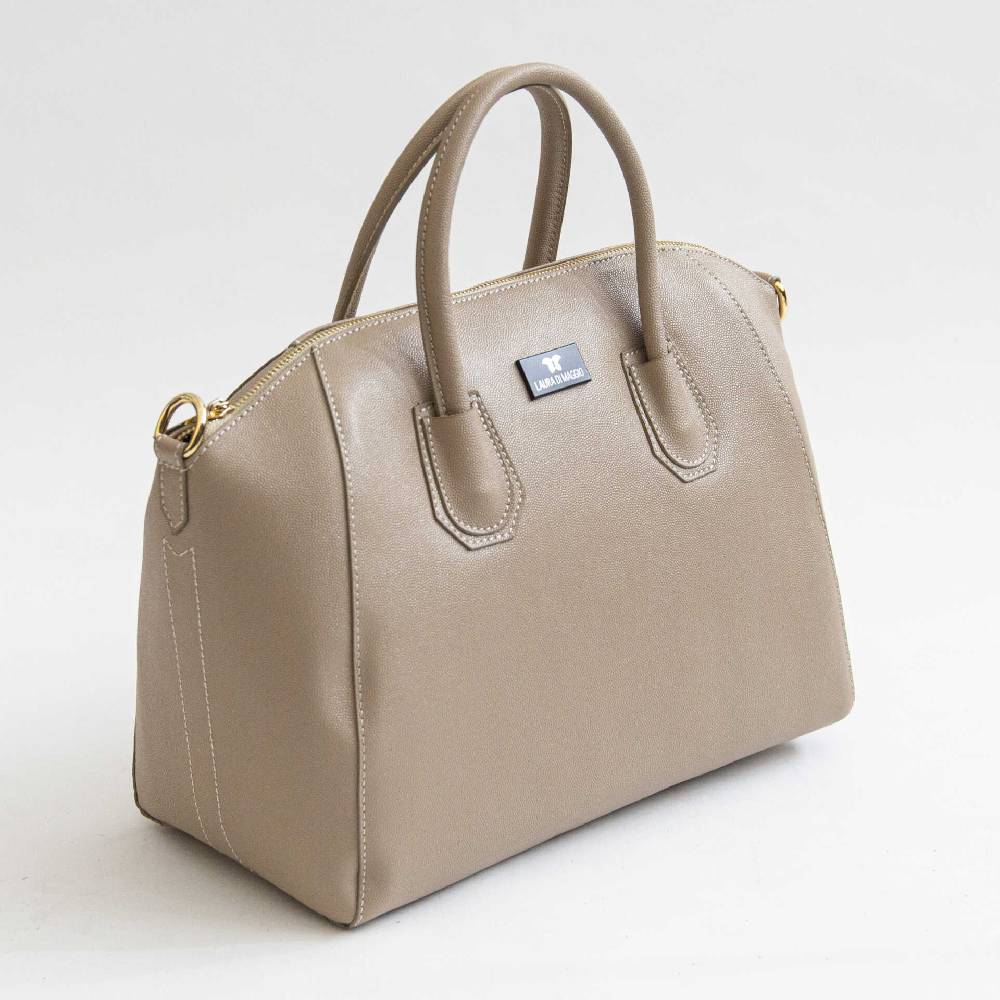 Laura Di Maggio ZAIRA BIG – baulettone in palmellato beige Offerta