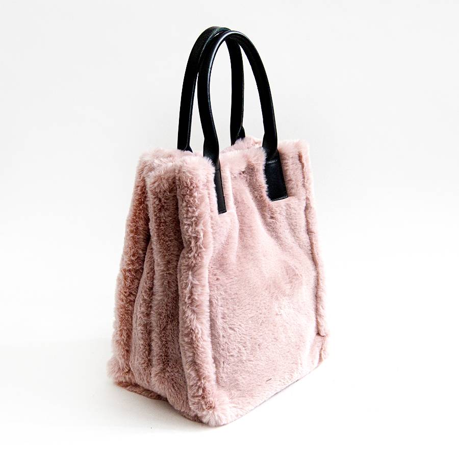 Laura Di Maggio TRUDY BIG – shopping in ecopelliccia rosa In Vendita