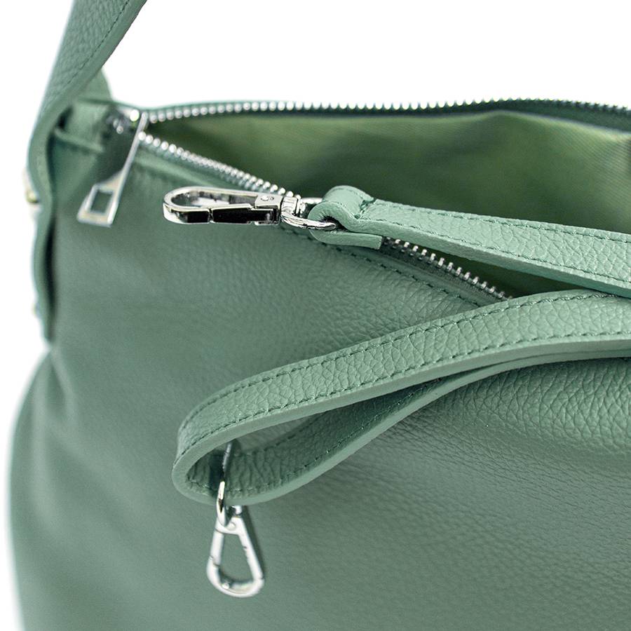 Laura Di Maggio NESSY – Sacca in pelle verde menta Sottocosto