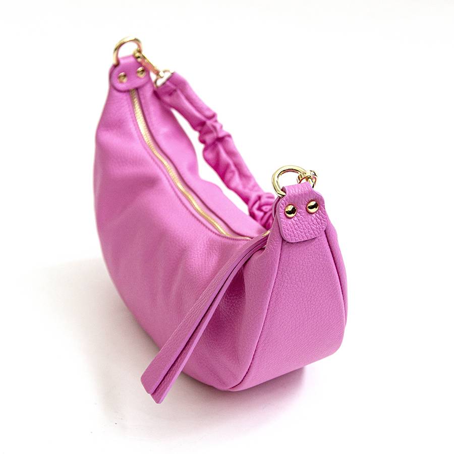 Laura Di Maggio SUSAN – Baguette in pelle rosa Sottocosto