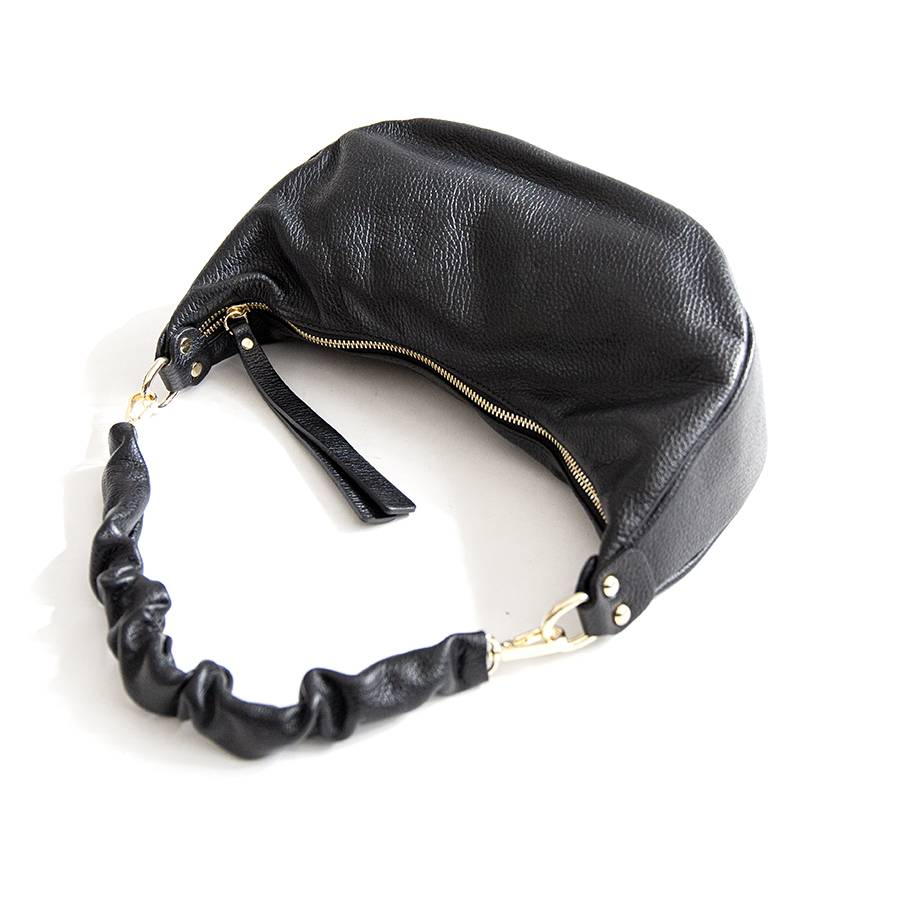 Laura Di Maggio SUSAN – Baguette in pelle nera Convenienza