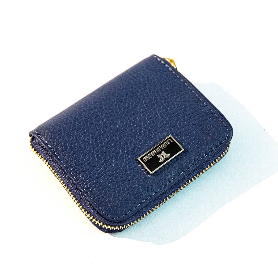 Laura Di Maggio PORTAFOGLIO Mini in pelle blu Negozio
